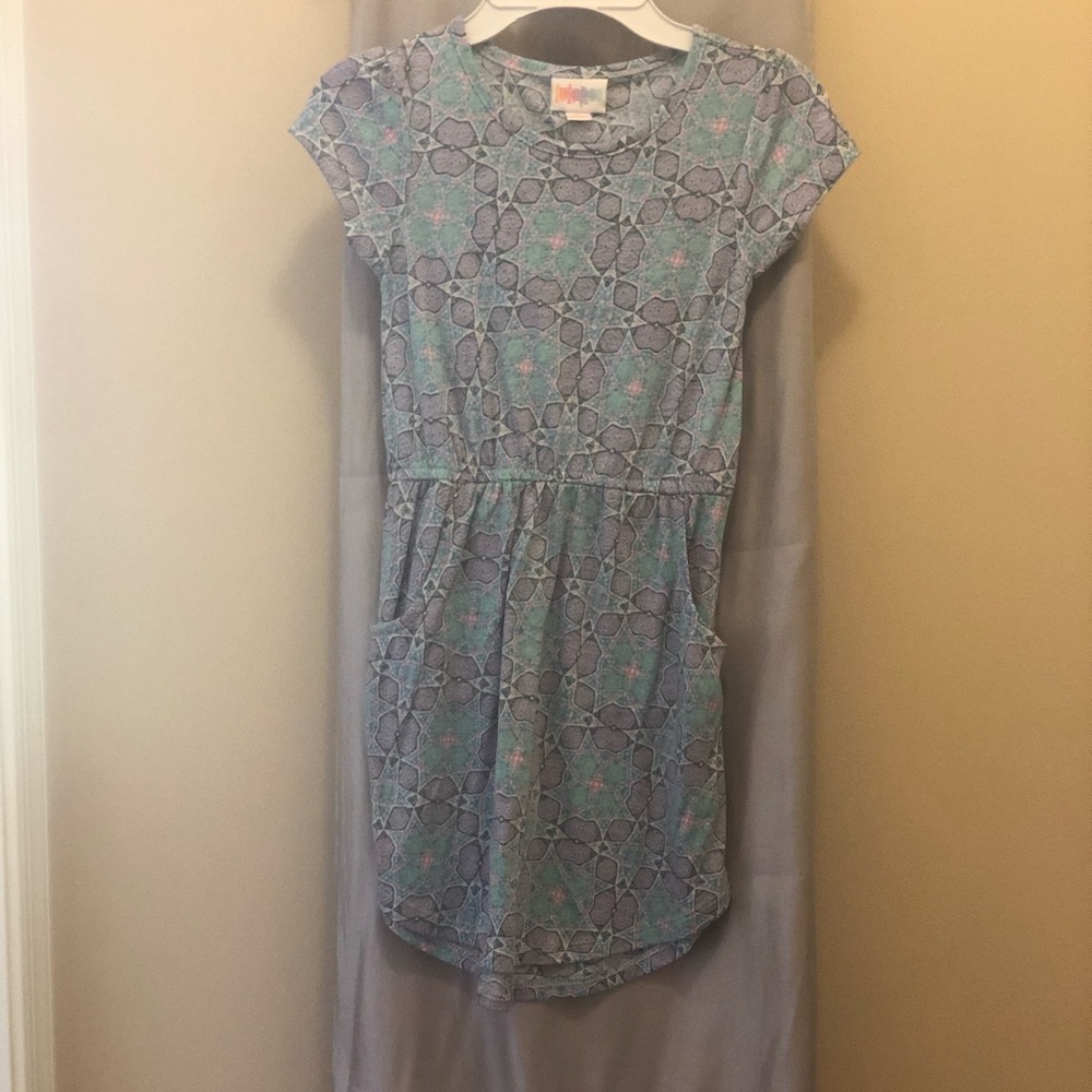 LuLaRoe Mae Dress Girls Size 6